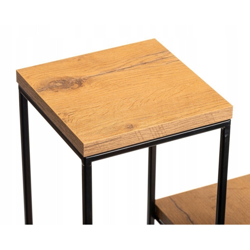 Flower stand 110x40 cm black/brown
