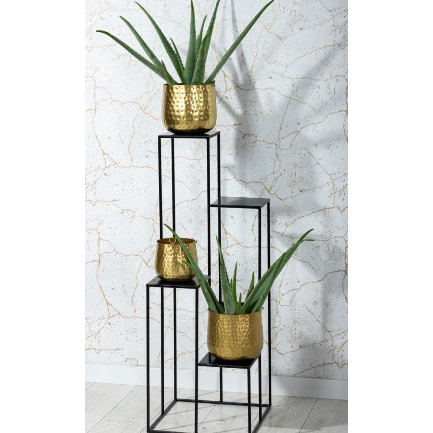 Flower stand 110x40 cm black
