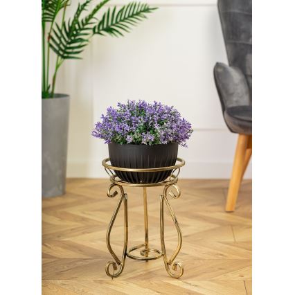 Flower stand 37x29 cm gold