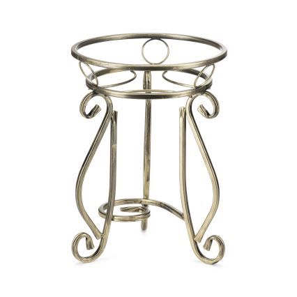 Flower stand 37x29 cm gold