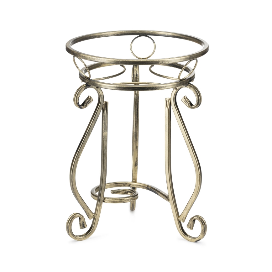 Flower stand 37x29 cm gold
