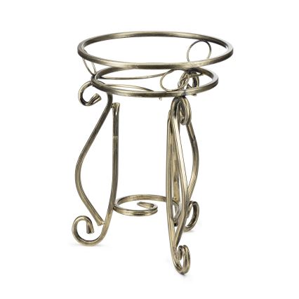 Flower stand 37x29 cm gold