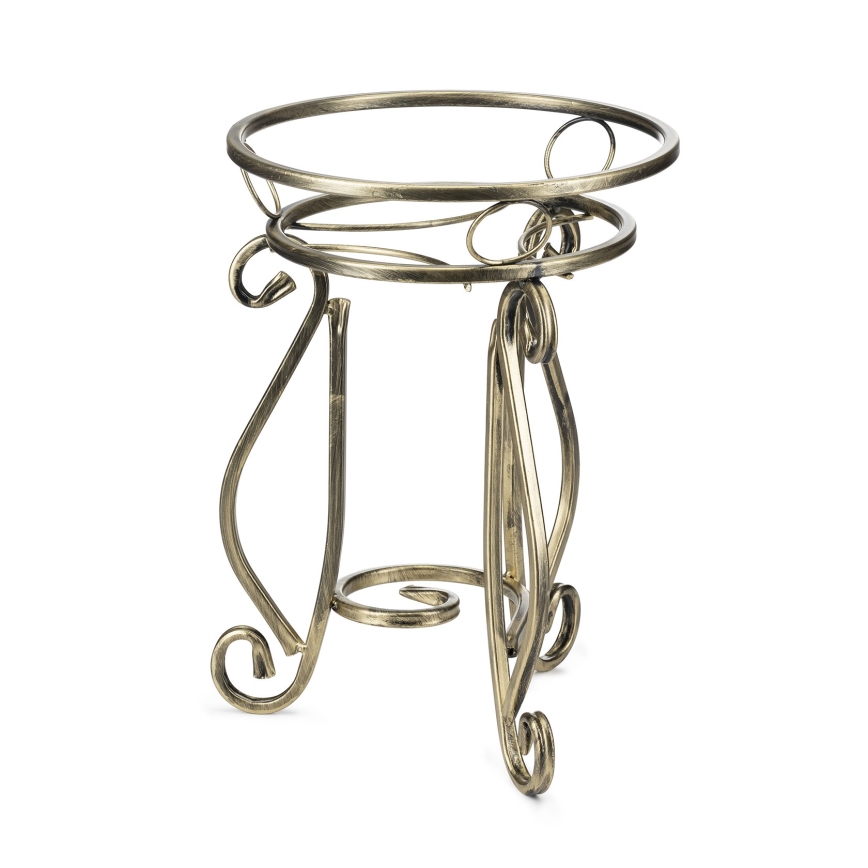 Flower stand 37x29 cm gold