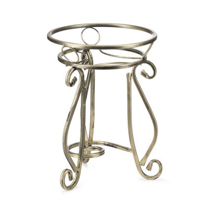 Flower stand 37x29 cm gold