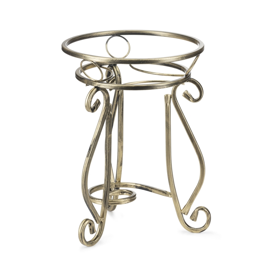 Flower stand 37x29 cm gold