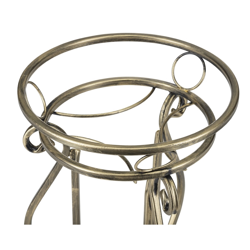 Flower stand 37x29 cm gold