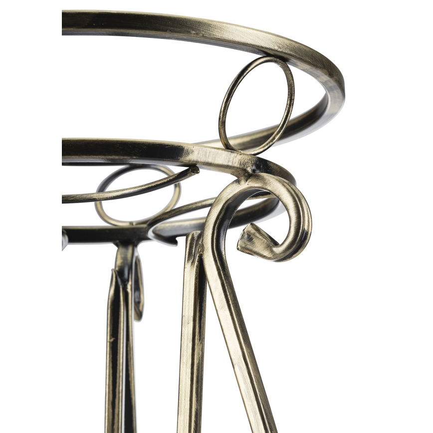 Flower stand 37x29 cm gold