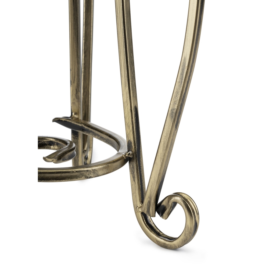 Flower stand 37x29 cm gold