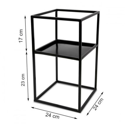 Flower stand 40x24 black
