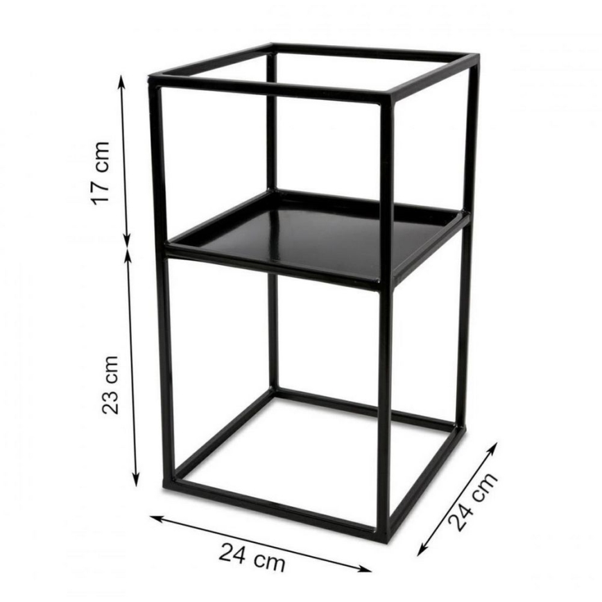 Flower stand 40x24 black