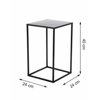 Flower stand 40x24 cm black