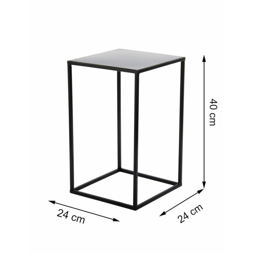 Flower stand 40x24 cm black