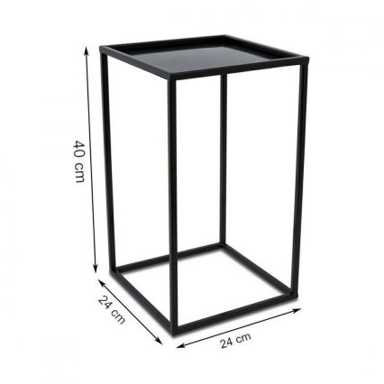 Flower stand 40x24 cm black