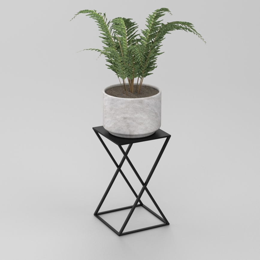 Flower stand 40x24 cm black