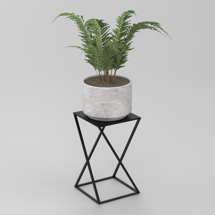 Flower stand 40x24 cm black