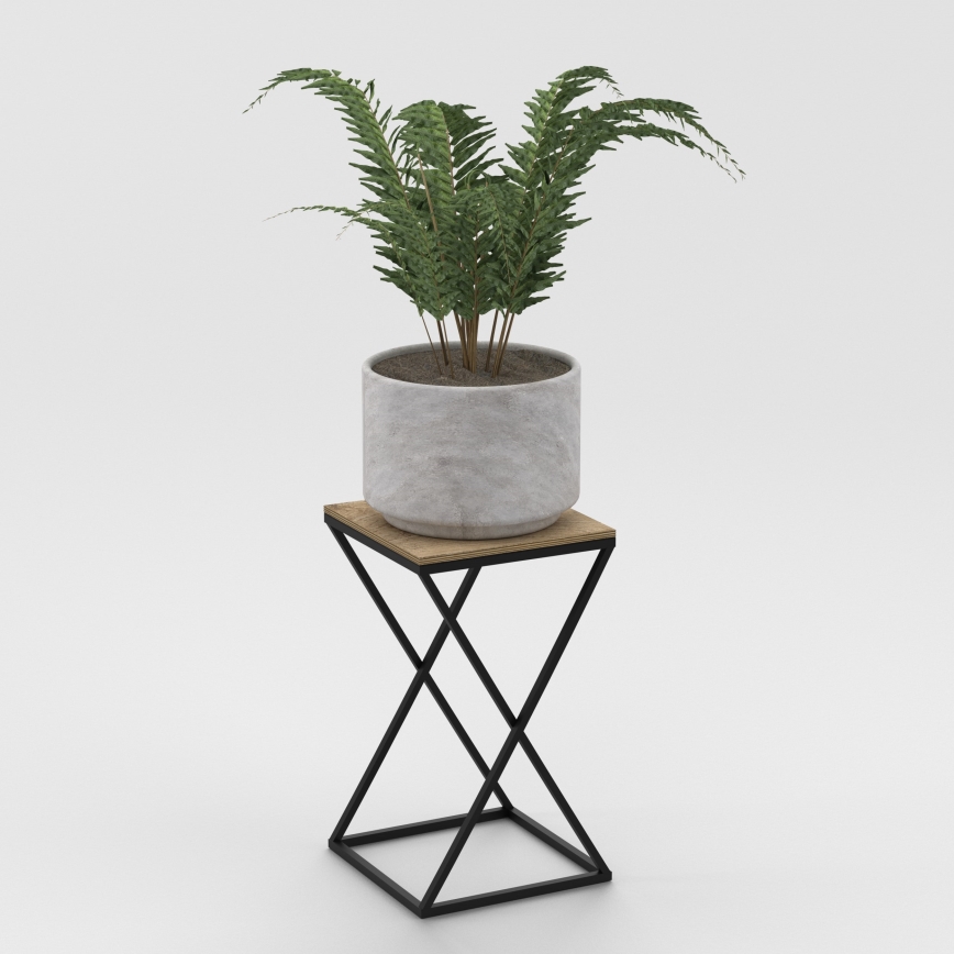 Flower stand 40x24 cm black