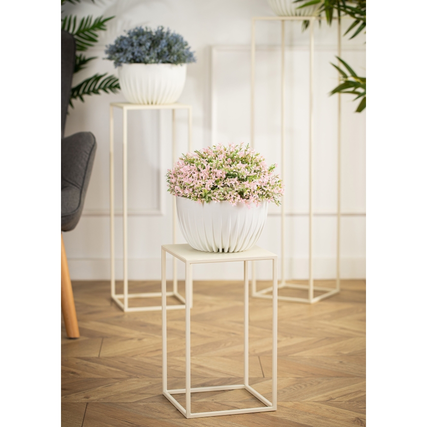 Flower stand 40x24 cm creamy