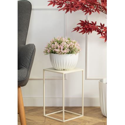 Flower stand 40x24 cm creamy