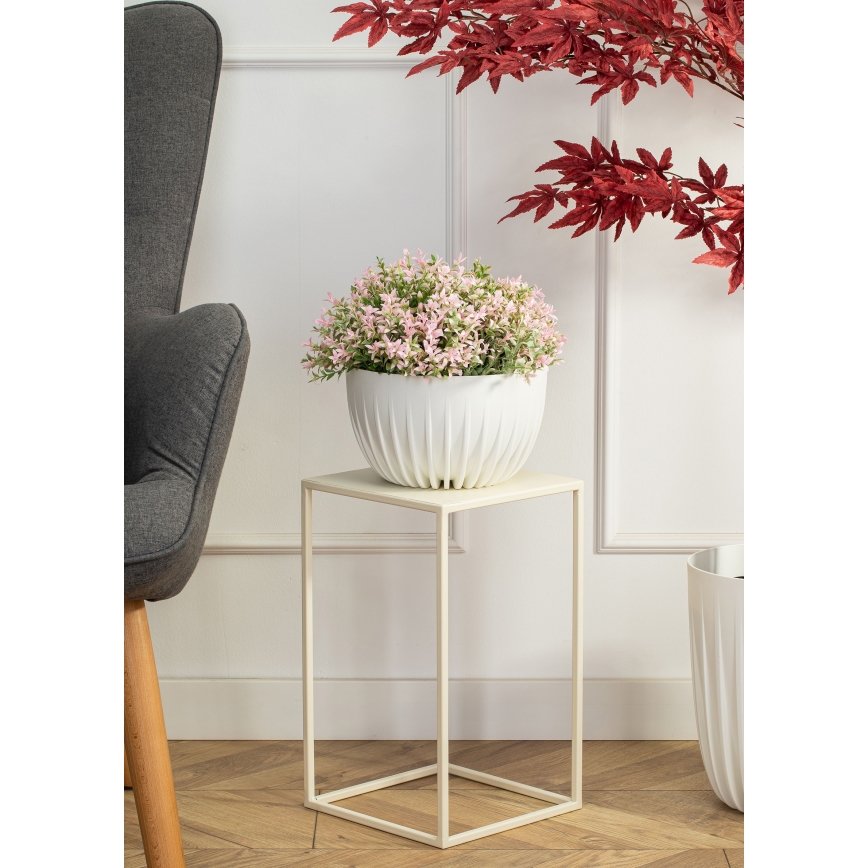 Flower stand 40x24 cm creamy