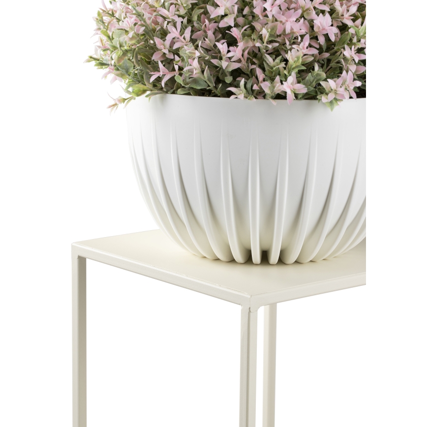Flower stand 40x24 cm creamy