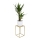 Flower stand 40x24 cm gold