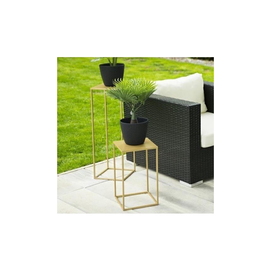 Flower stand 40x24 cm gold