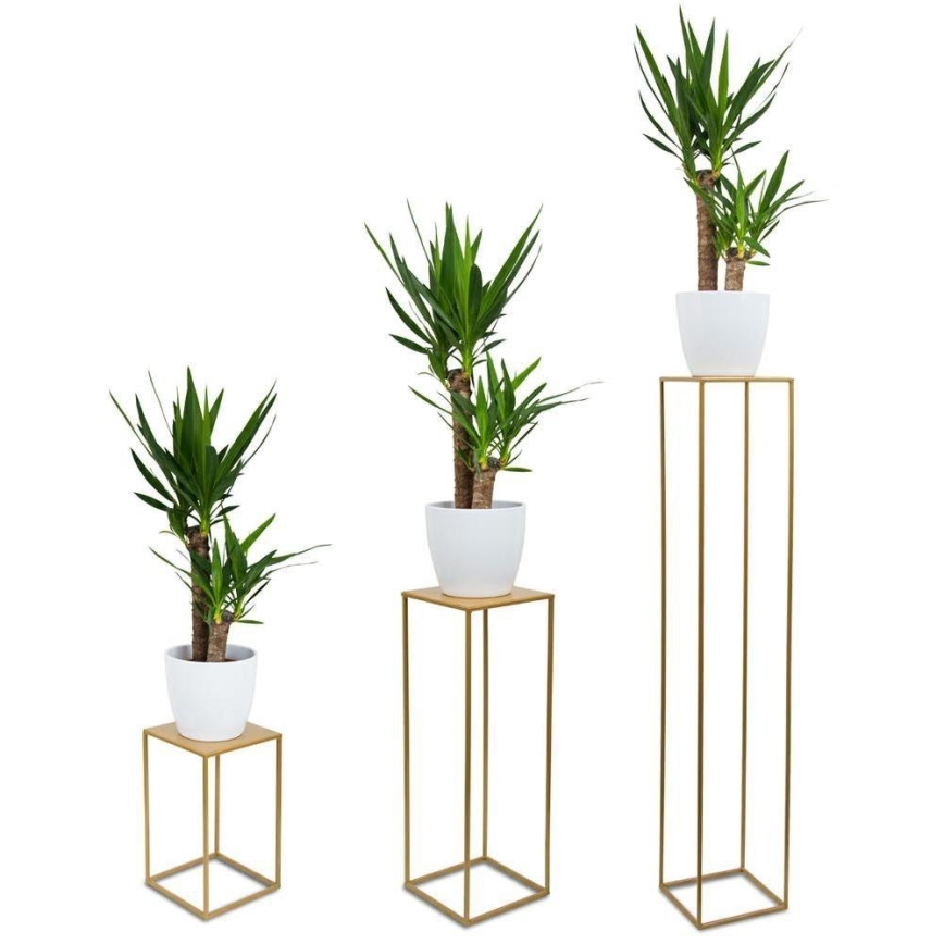 Flower stand 40x24 cm gold