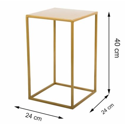 Flower stand 40x24 cm gold