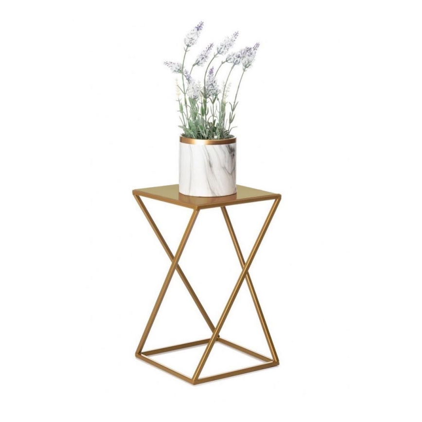 Flower stand 40x24 cm gold