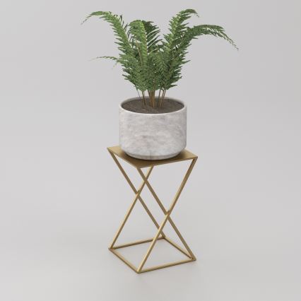 Flower stand 40x24 cm gold