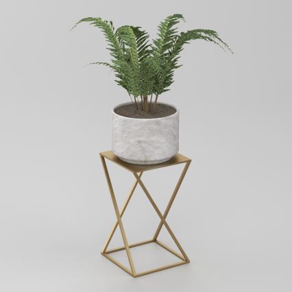Flower stand 40x24 cm gold