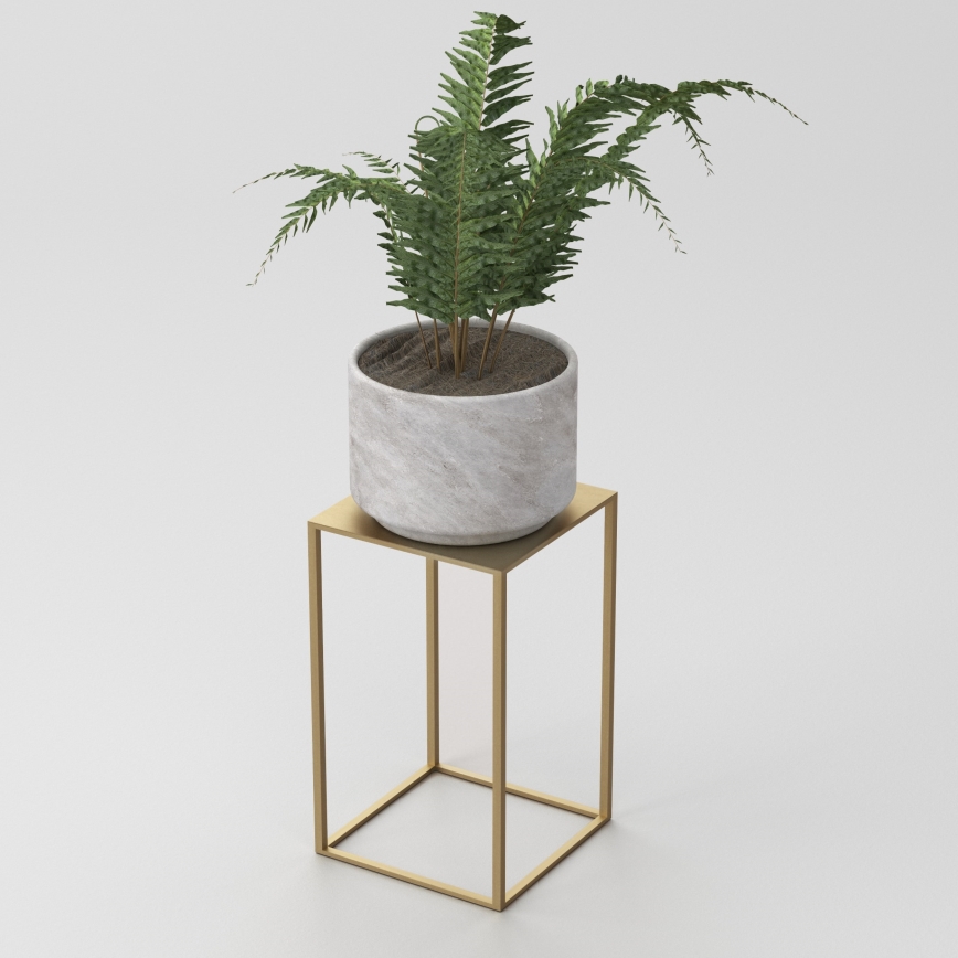 Flower stand 40x24 cm gold