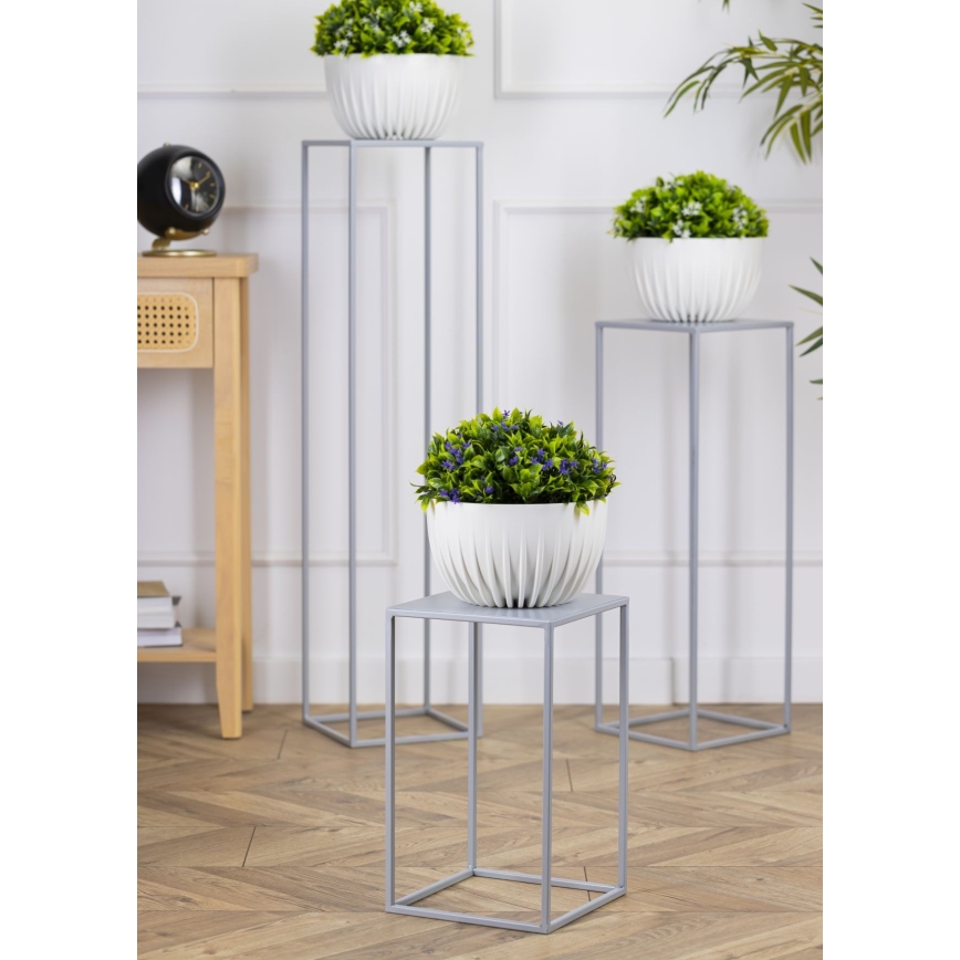 Flower stand 40x24 cm grey