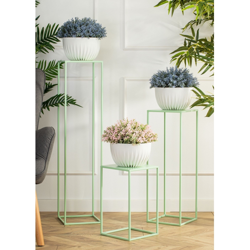 Flower stand 40x24 cm light green