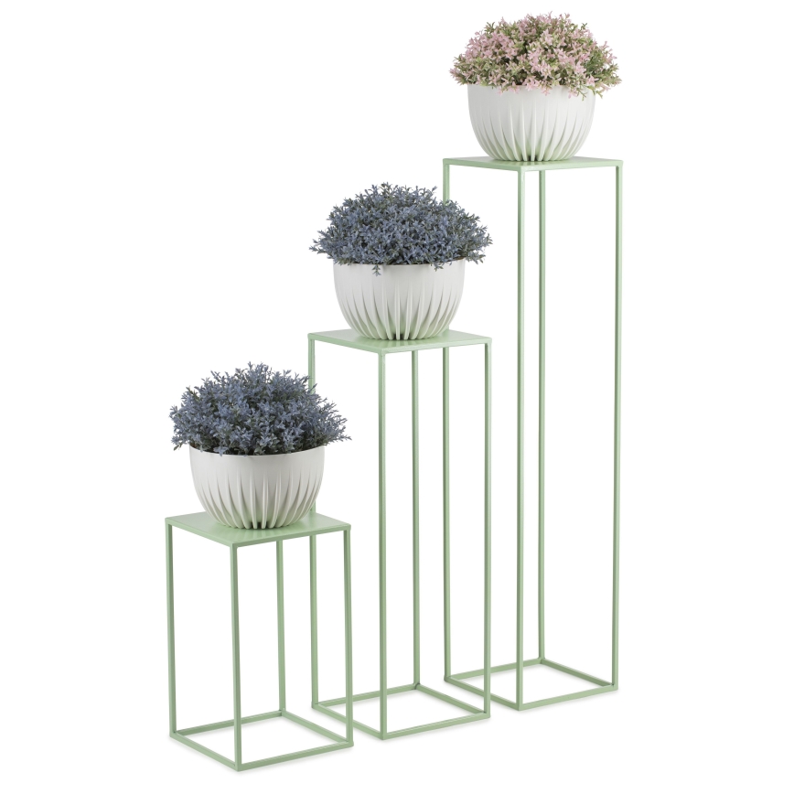 Flower stand 40x24 cm light green