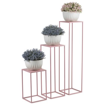 Flower stand 40x24 cm pink