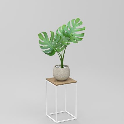 Flower stand 40x24 cm white