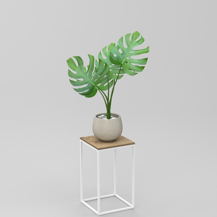 Flower stand 40x24 cm white