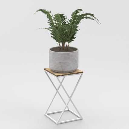 Flower stand 40x24 cm white