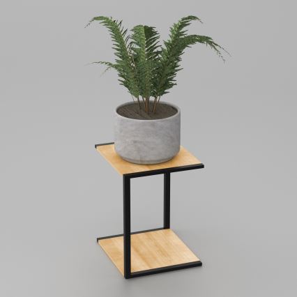 Flower stand 40x30x34 cm black