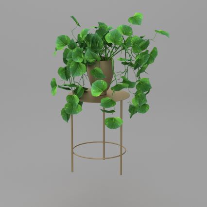 Flower stand 40x32 cm gold