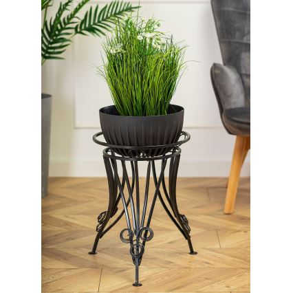 Flower stand 47x43 cm black