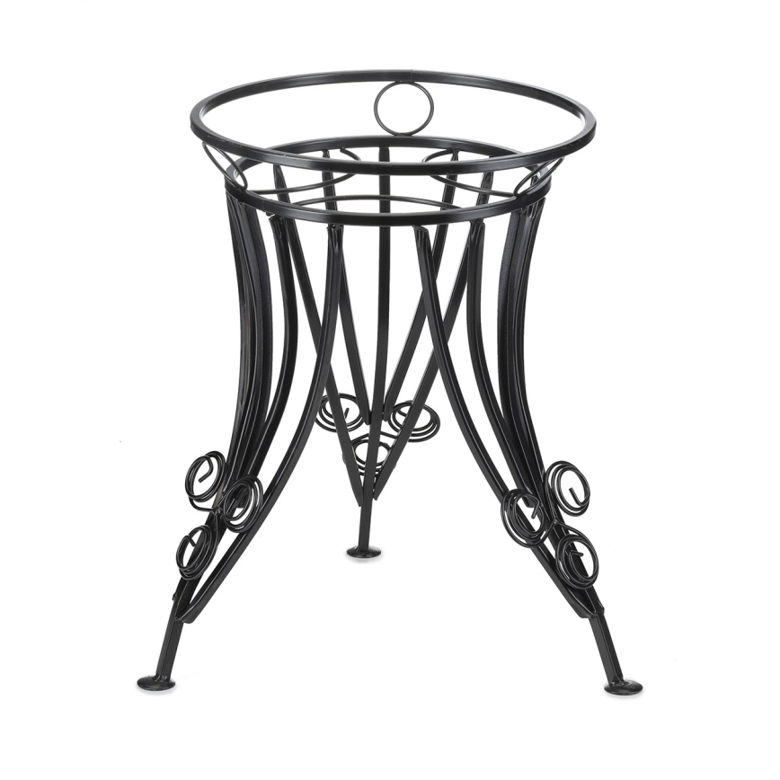 Flower stand 47x43 cm black