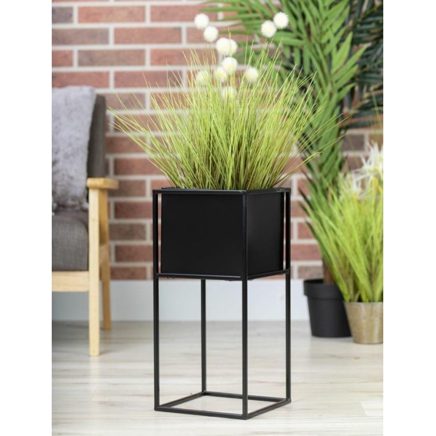Flower stand 50x24 cm black