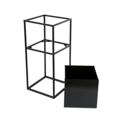 Flower stand 50x24 cm black