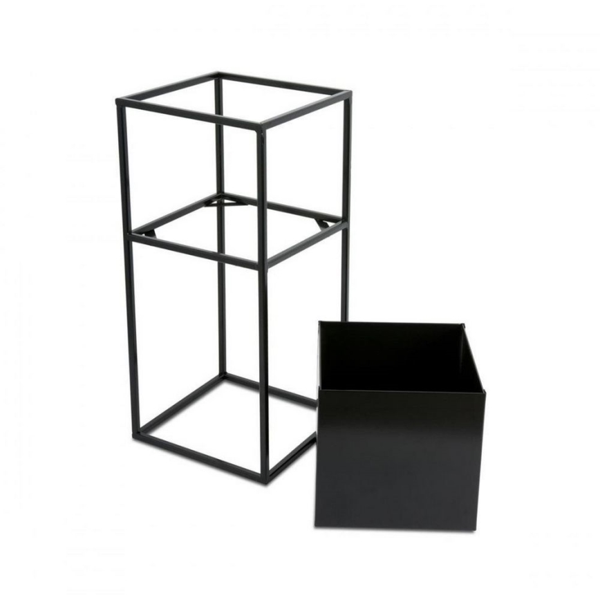 Flower stand 50x24 cm black
