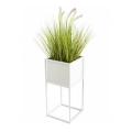 Flower stand 50x24 cm white