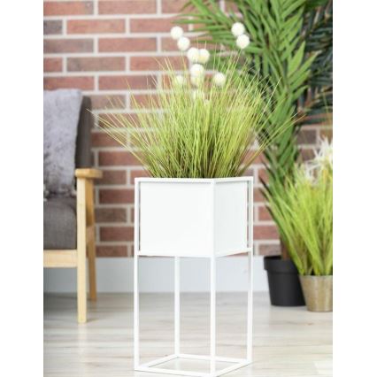 Flower stand 50x24 cm white