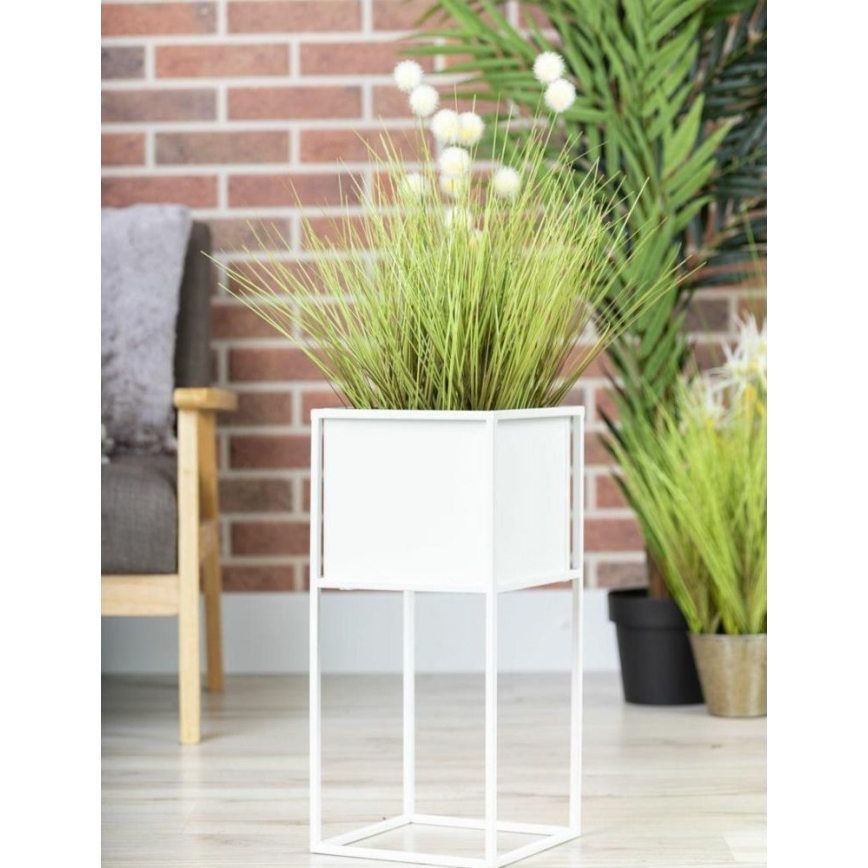 Flower stand 50x24 cm white