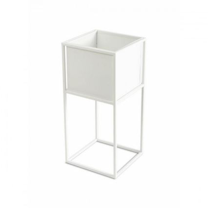 Flower stand 50x24 cm white